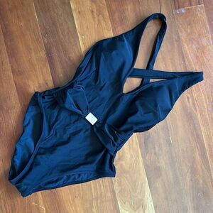 L'AGENCE Black One Piece Swimsuit